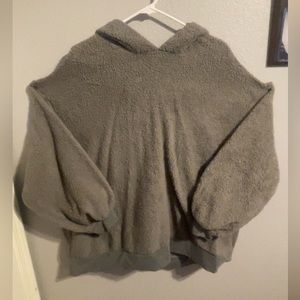 Soft gray big bunny sweater #1